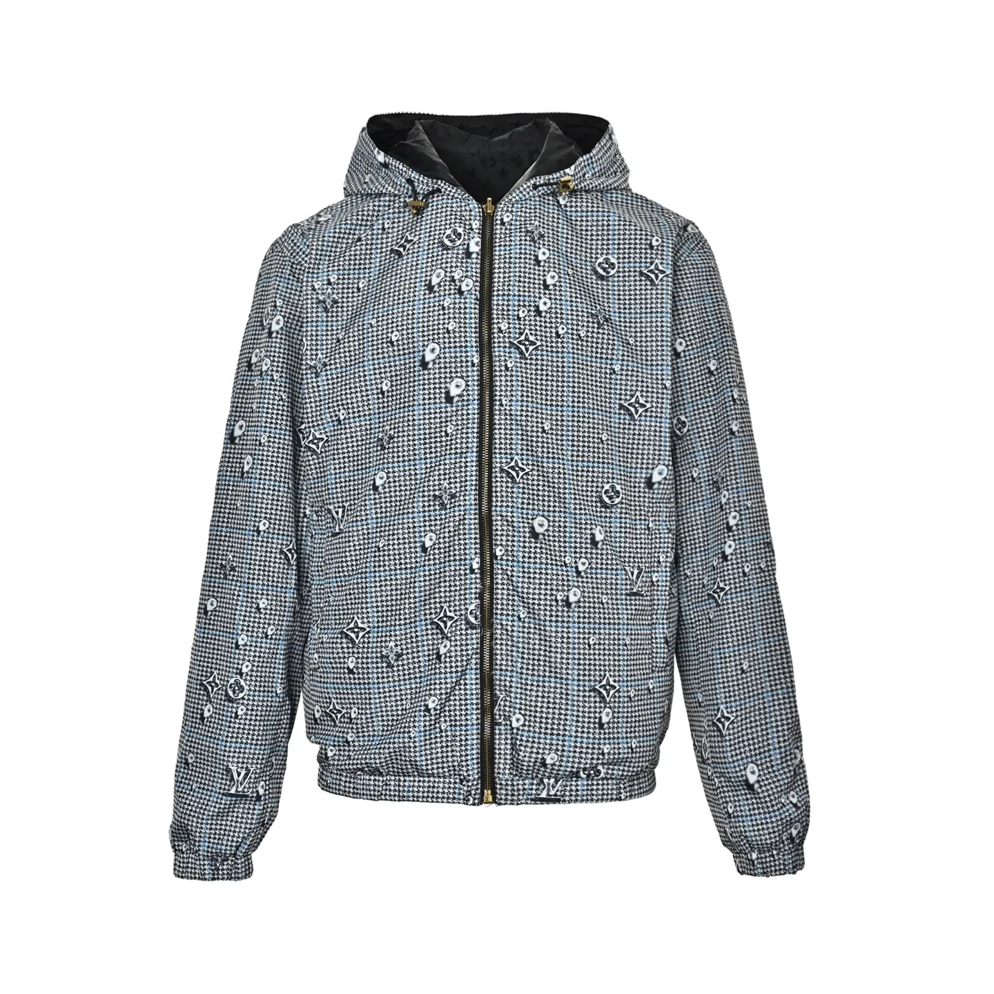 Louis Vuitton/Louis Vuitton 25Fw presbyopia droplet reversible hooded jacket